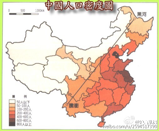 中国人口分布图_亚洲人口分布图