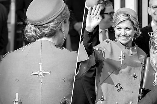 荷兰王后大衣在德掀波澜 装饰物被指形似纳粹党徽(图)