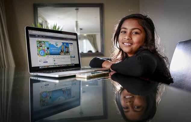澳9岁女童自学编程两年 研发手机软件获奖学金