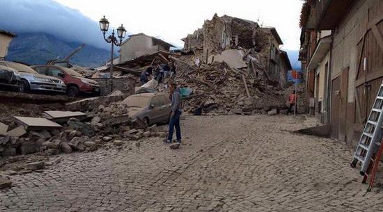 意大利地震已致至少120人遇难 震区仍时有余震