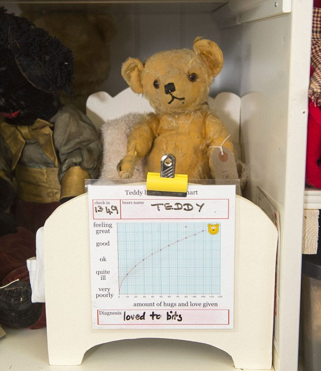 英泰迪熊“玩具医院”生意火爆 收治多国“病患”