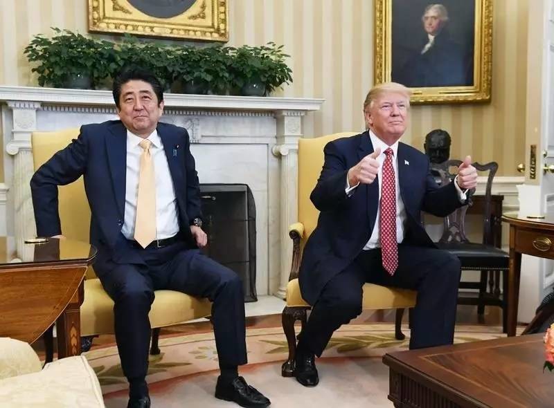 超尴尬! 特朗普当着安倍说:美中友好对日本有好