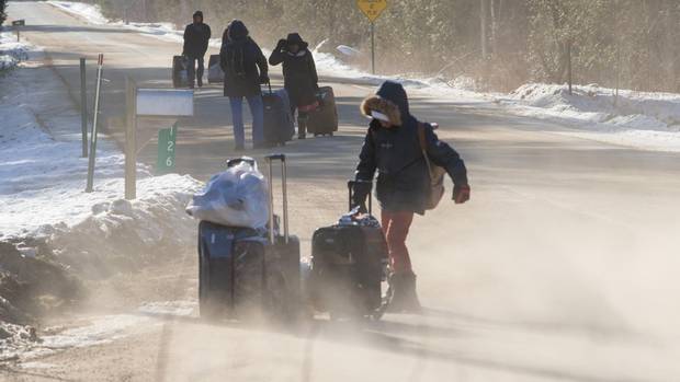 特朗普禁令致在美难民奔向加拿大 加当局拦截70人