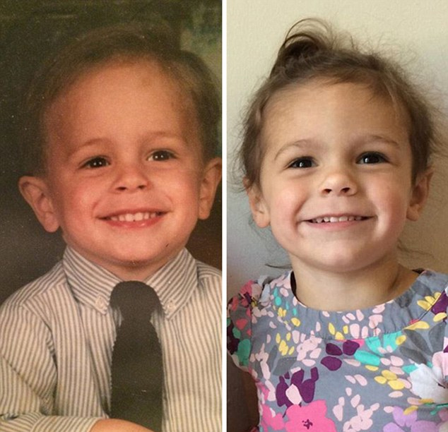 基因强大！父母子女同年龄照片相似度惊人