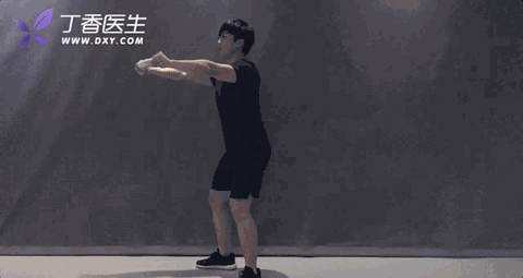 毛巾深蹲
