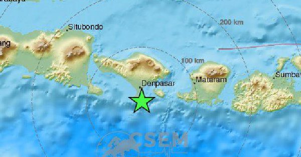 快讯：印尼巴厘岛海域发生6.4级地震