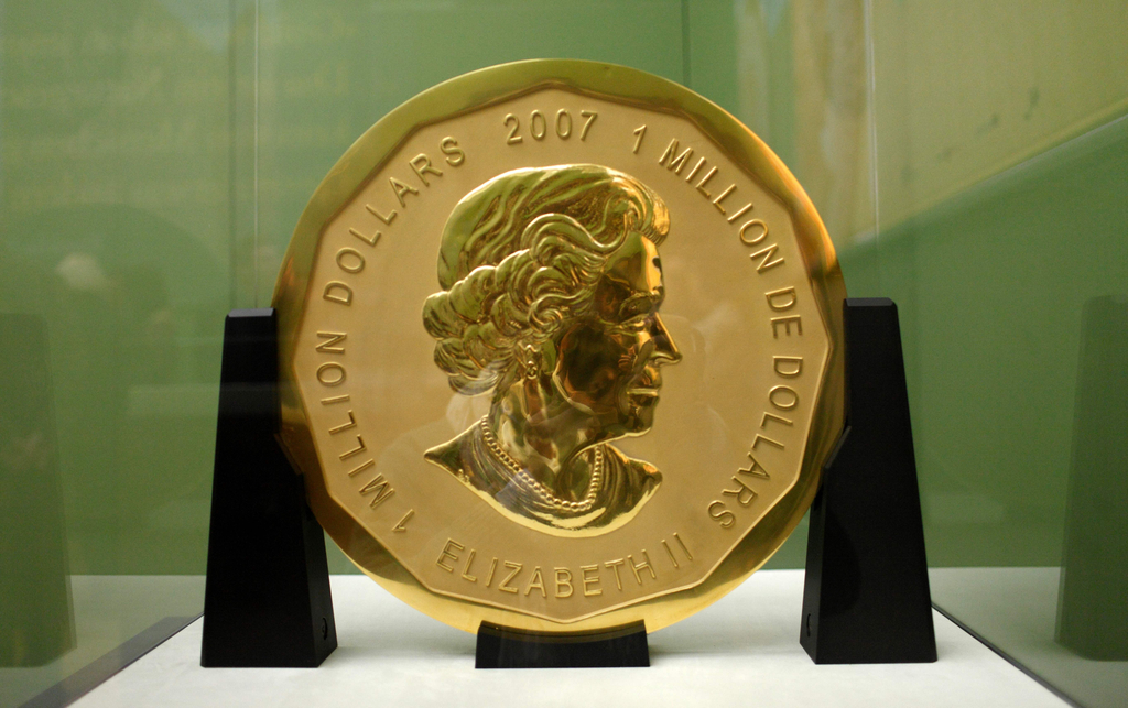 德国博物馆一重达100公斤金币被盗 面值100万美元(图)