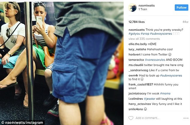澳女星在地铁上与粉丝互相偷拍晒图引网友关注