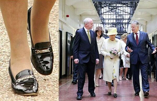 解决新皮鞋磨脚问题：英女王选择请专人帮忙穿软
