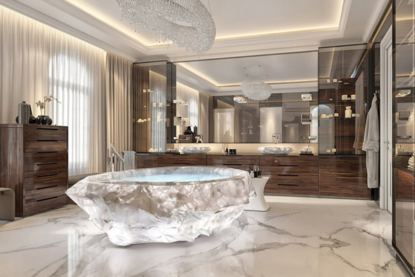 迪拜别墅区每栋1.6亿带近700万元浴缸