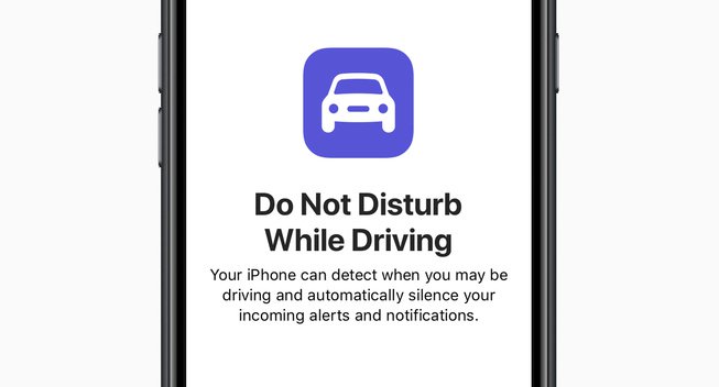 苹果iOS11新增驾驶勿扰模式 地图升级