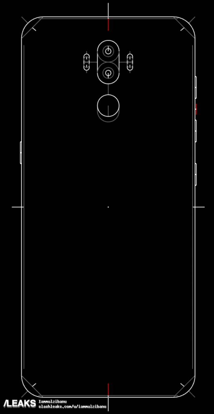 正面指纹没戏！三星Note 8最新渲染图曝光