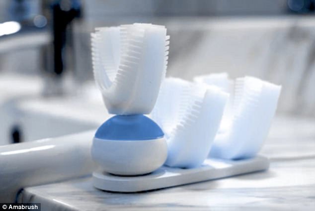 自动牙刷可发出强震动 10秒搞定牙齿清洁
