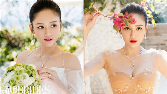 陈乔恩唯美婚纱写真曝光