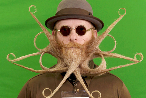 2017世界胡子锦标赛 选手放飞自我