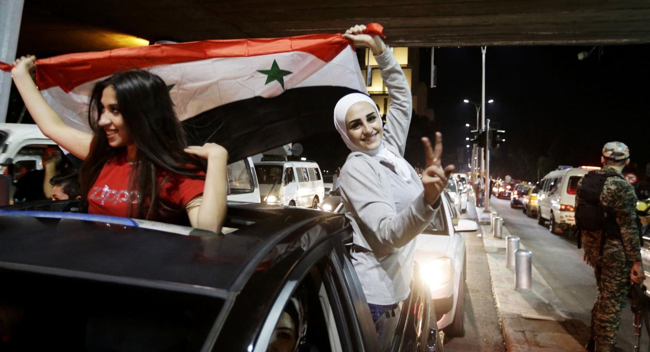 叙利亚 惊险 晋级世界杯附加赛 民众欢呼庆祝