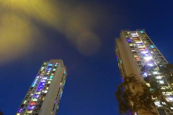 澳社工发起亮灯行动 反对政府拆除公共住房计