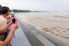 白露：钱江大潮 汹涌而来