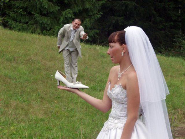 可怕的业余婚纱摄影图片