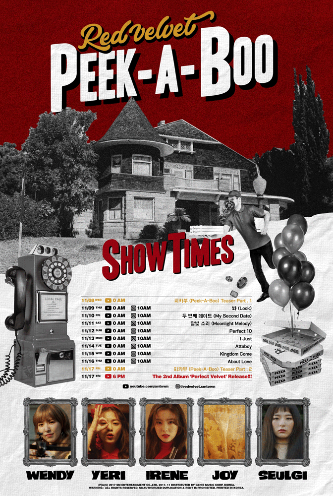 red velvet正规2辑回归!主打《peek-a-boo》将引起强烈反响