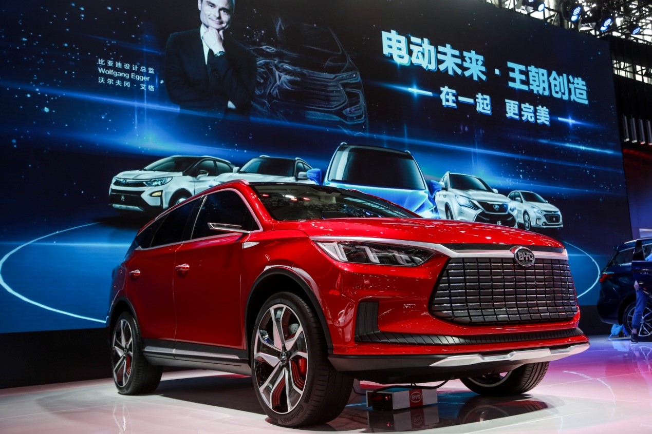 2017广州车展:比亚迪发布2018年新能源车销售
