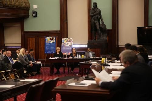 中国侨网纽约市议会移民委员会与健康委员会举行联合公听会,关注移民健保议题。(美国《世界日报》 洪群超/摄影)