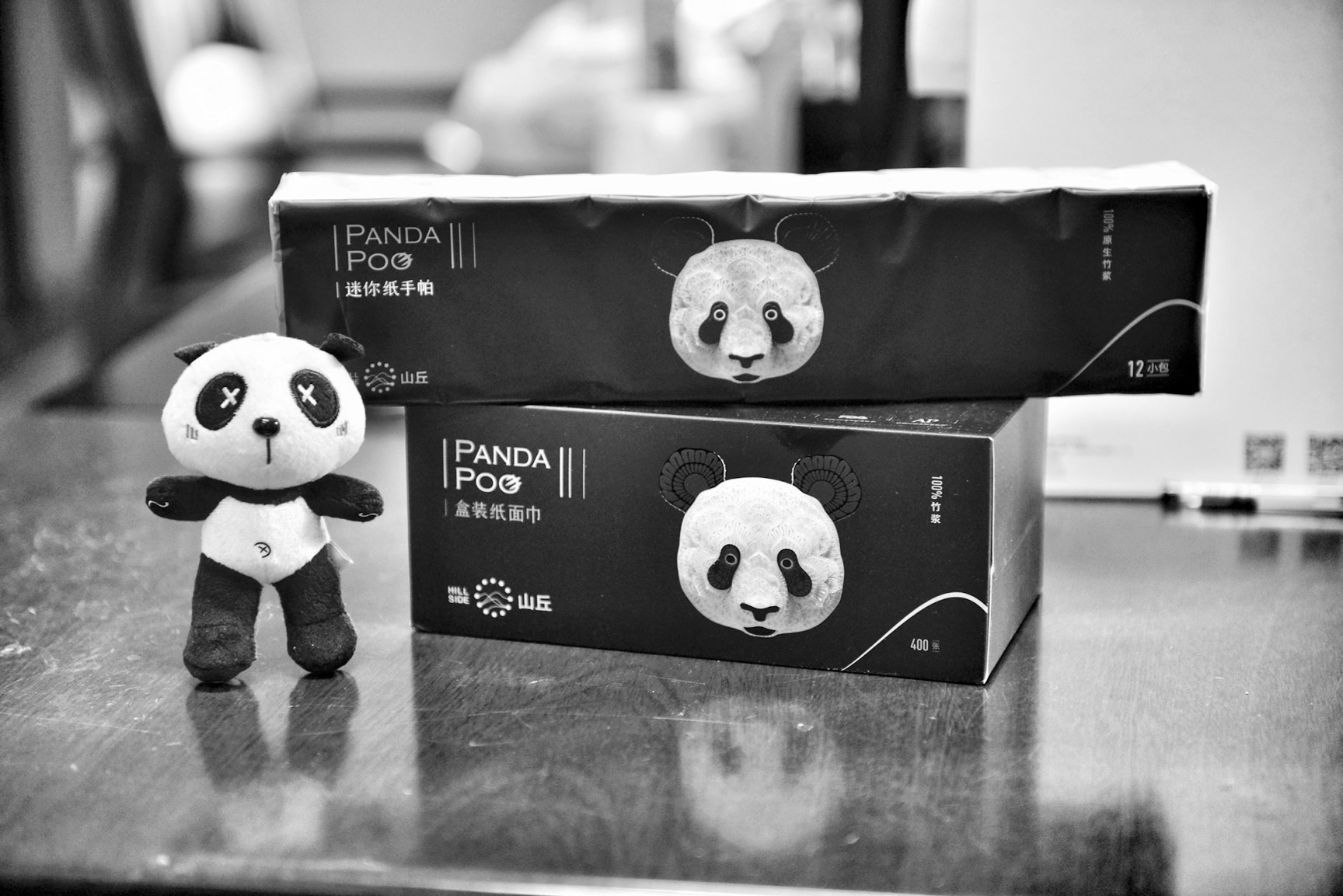 英媒:大熊猫的新贡献--便便纸巾