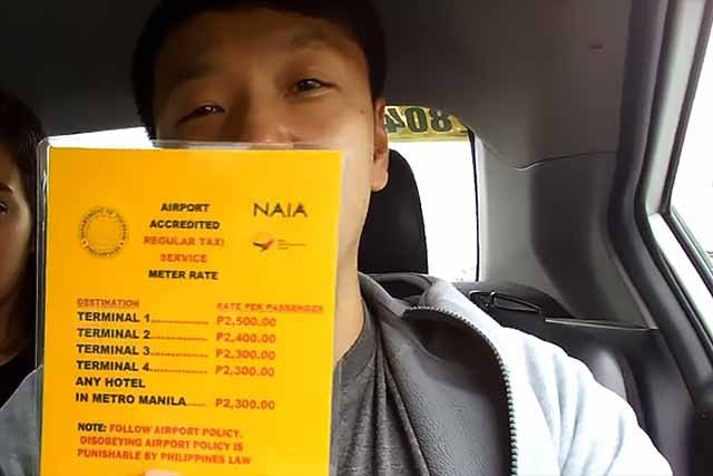 外媒:华裔男子在菲律宾打的挨宰 司机被捕车