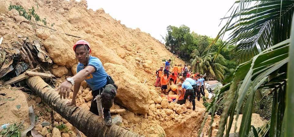 菲律宾宿务省纳戈市发生山体滑坡 至少4人死亡