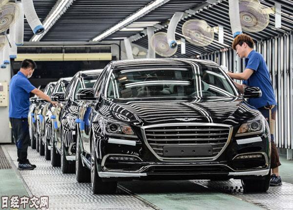 韩国汽车产量连续3年下滑 竞争力明显下降