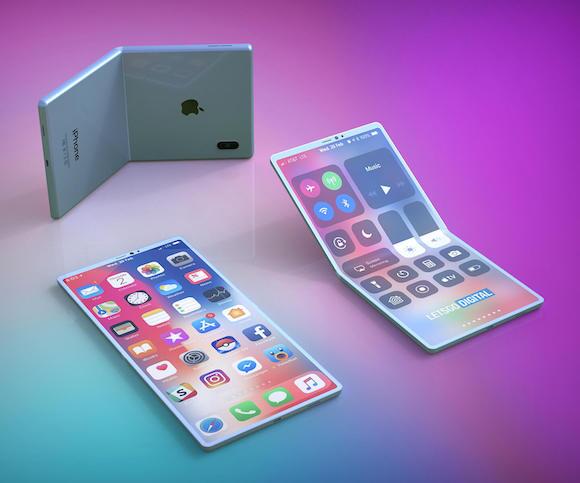 苹果对外公布专利申请折叠式iPhone概念设计