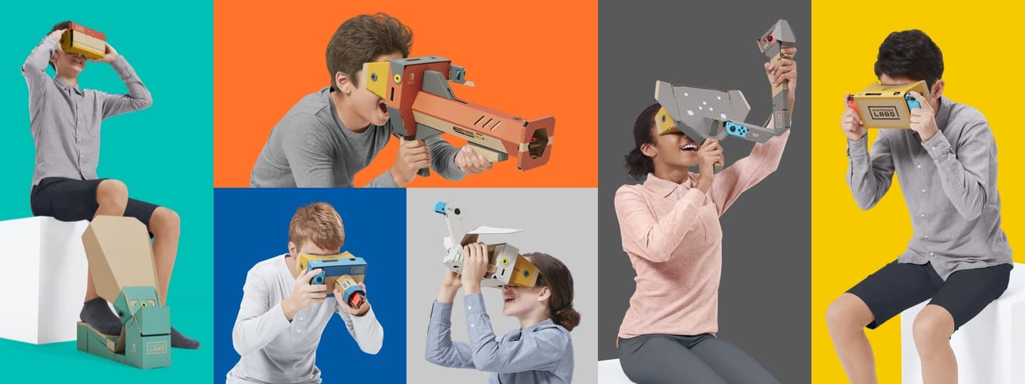 任天堂推出Labo VR套件：Switch也能玩儿VR了