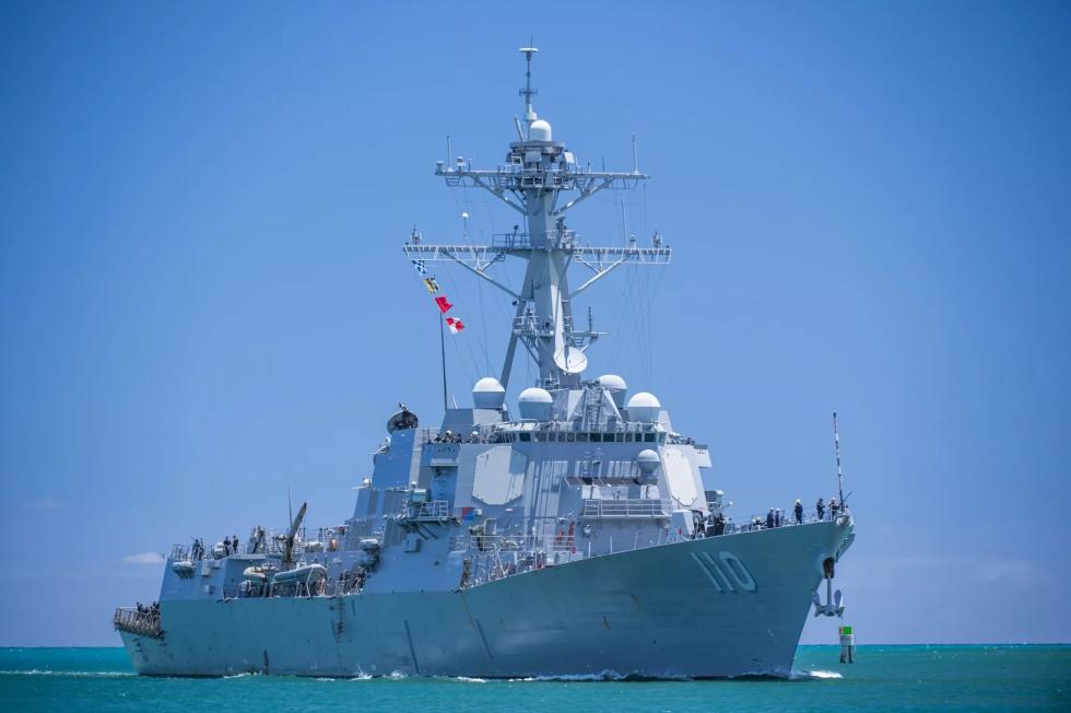 外媒：美国海军两艘导弹驱逐舰28日通过台湾海峡