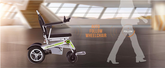 爱尔威发布全新智能跟随轮椅