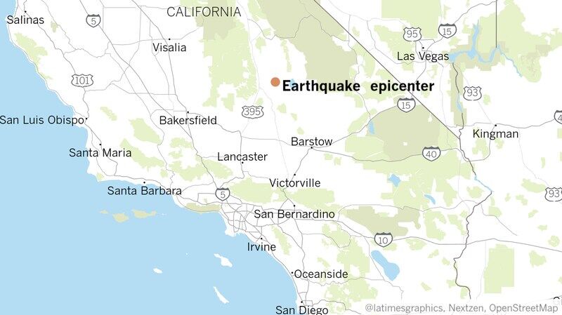 快讯！美国加利福尼亚州南部发生7.1级地震，20年来最强
