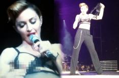 麦当娜土耳其演唱会露胸部引争议