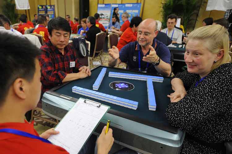 麻将世锦赛上的老外众生相(1/10)