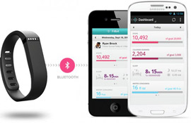 Fitbit发布Flex智能腕带 售价不到100美元