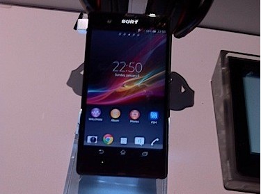 索尼Xperia Z手机亮相