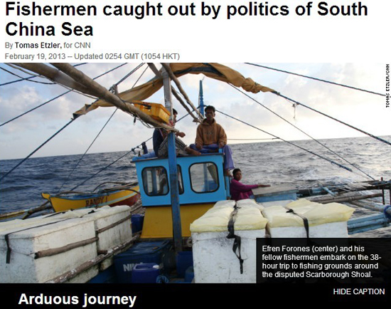 这名CNN记者还曾去黄岩岛体察菲渔民疾苦
