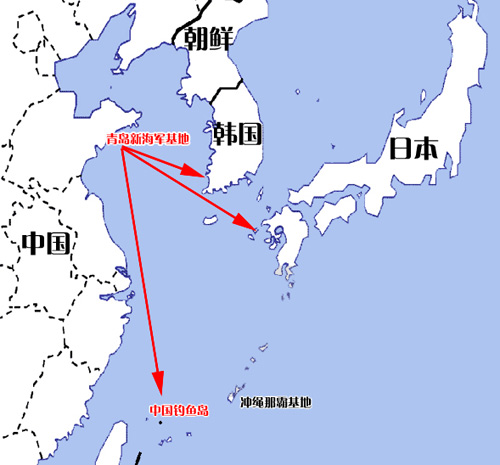 北海舰队地图图片