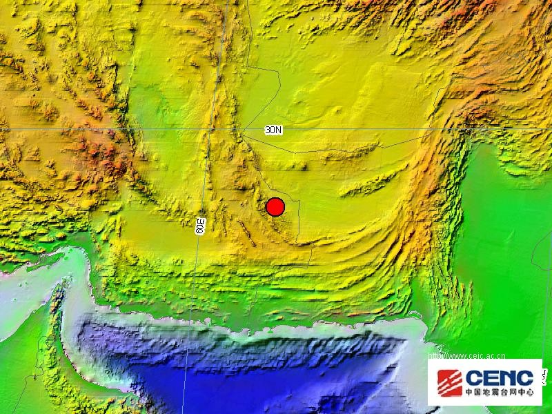 伊朗东南部发生7.5级地震 印度等国有震感(图)