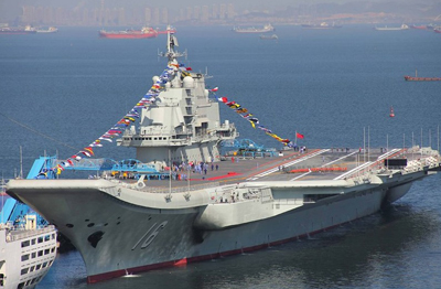 中国第一艘航空母舰已经服役