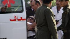 穆巴拉克乘医疗直升机出狱