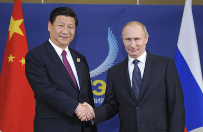 中国国家主席习近平会见俄罗斯总统普京