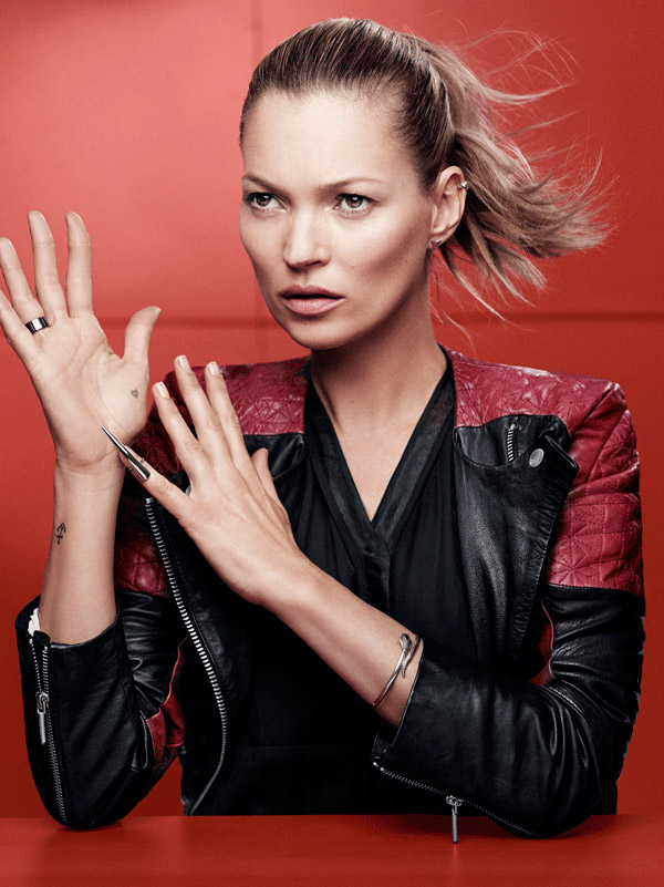 国际名模凯特·莫斯拍摄eleven paris品牌广告大片