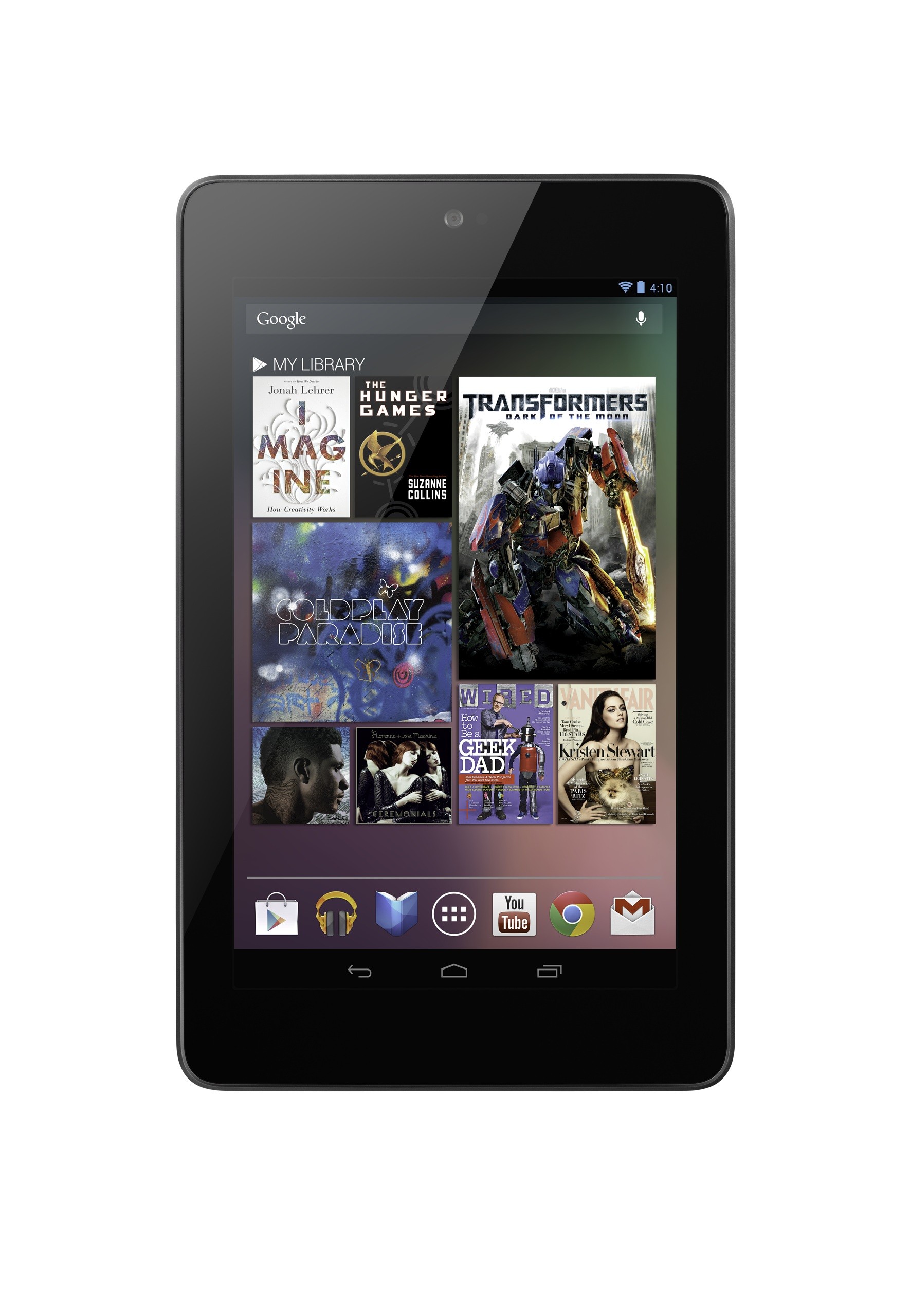 谷歌推出白色版nexus 7平板电脑