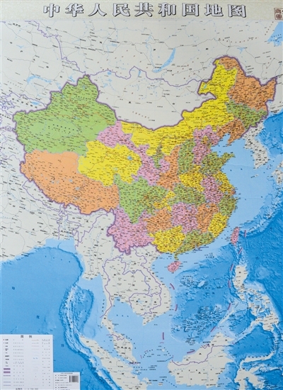 中国地图怎样涂颜色图片