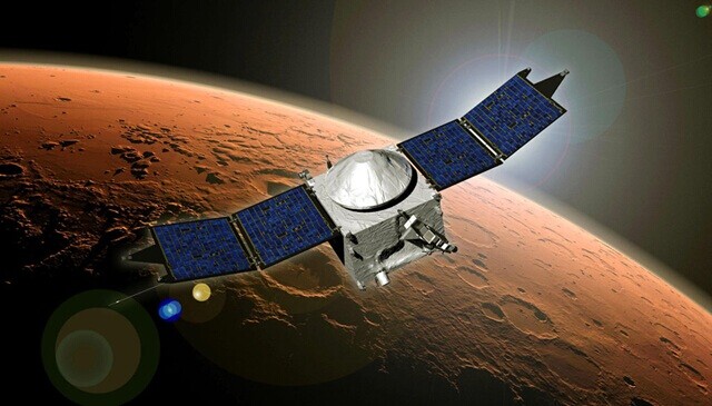美maven火星探测器入预定轨道为人类登陆打前站