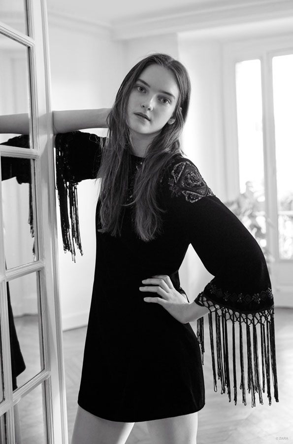时尚品牌zara推出2014派对晚装系列广告大片